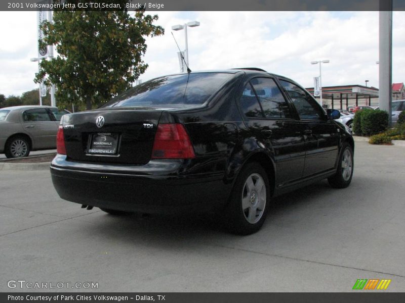 Black / Beige 2001 Volkswagen Jetta GLS TDI Sedan