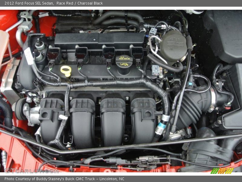 Race Red / Charcoal Black 2012 Ford Focus SEL Sedan