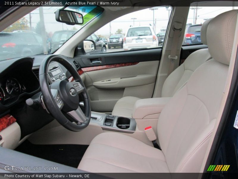 Azurite Blue Pearl / Warm Ivory 2011 Subaru Legacy 2.5i Limited