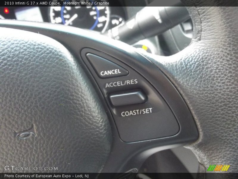 Moonlight White / Graphite 2010 Infiniti G 37 x AWD Coupe