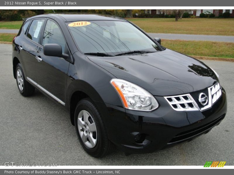 Super Black / Black 2012 Nissan Rogue S