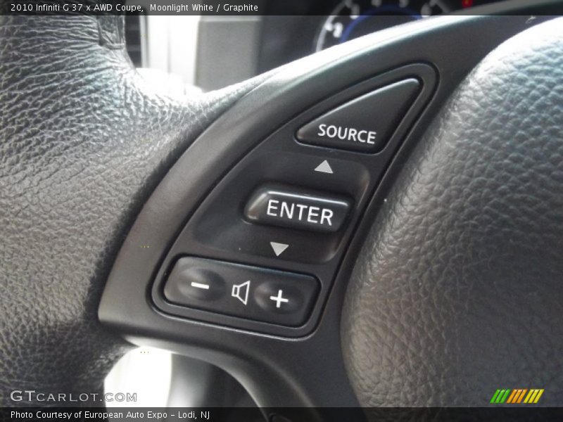 Moonlight White / Graphite 2010 Infiniti G 37 x AWD Coupe