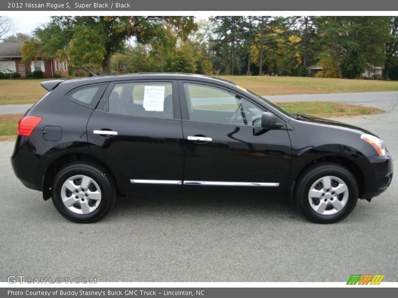 Super Black / Black 2012 Nissan Rogue S