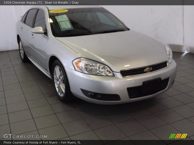 Silver Ice Metallic / Gray 2009 Chevrolet Impala LTZ