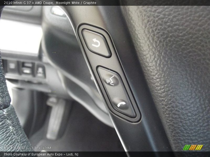 Moonlight White / Graphite 2010 Infiniti G 37 x AWD Coupe