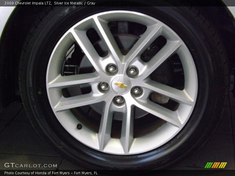 Silver Ice Metallic / Gray 2009 Chevrolet Impala LTZ