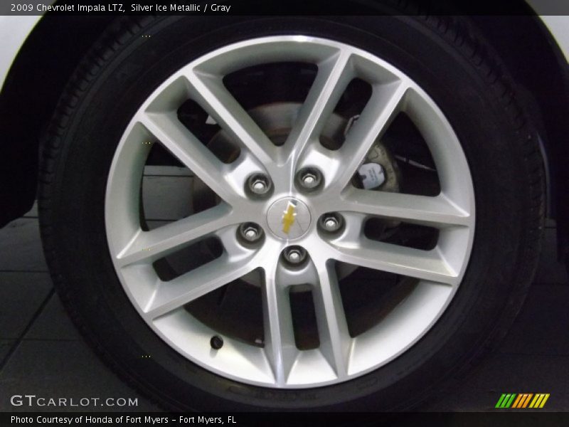 Silver Ice Metallic / Gray 2009 Chevrolet Impala LTZ