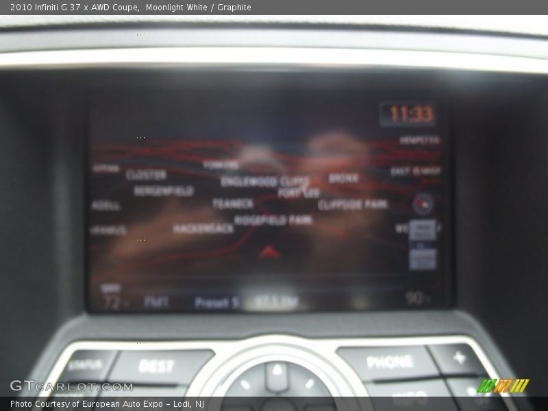 Moonlight White / Graphite 2010 Infiniti G 37 x AWD Coupe