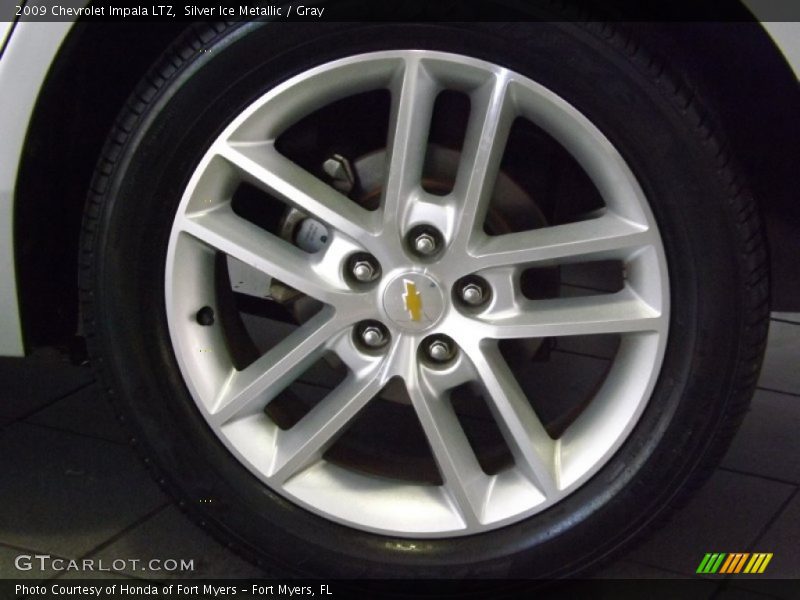 Silver Ice Metallic / Gray 2009 Chevrolet Impala LTZ