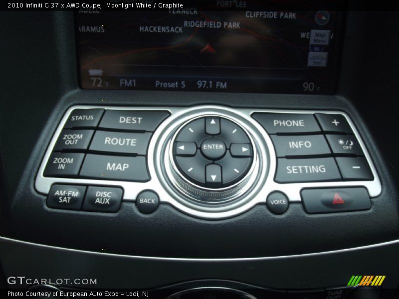 Moonlight White / Graphite 2010 Infiniti G 37 x AWD Coupe