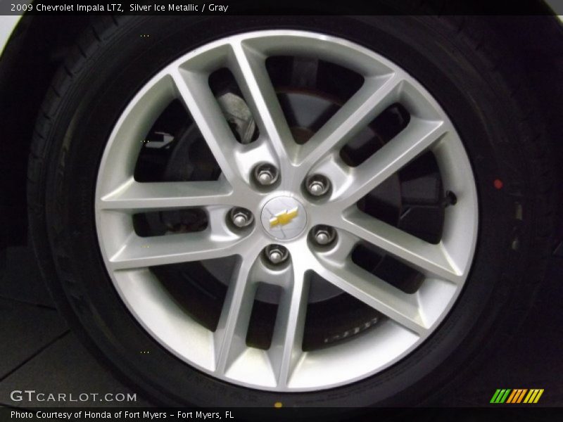 Silver Ice Metallic / Gray 2009 Chevrolet Impala LTZ