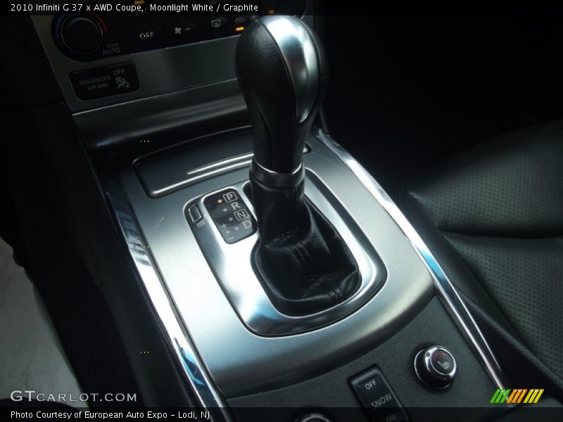 Moonlight White / Graphite 2010 Infiniti G 37 x AWD Coupe