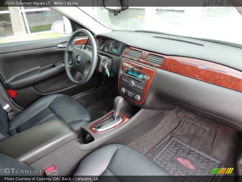 White / Ebony 2009 Chevrolet Impala LT