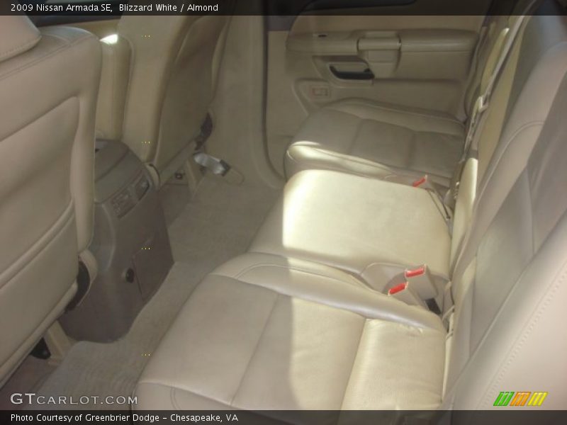 Blizzard White / Almond 2009 Nissan Armada SE