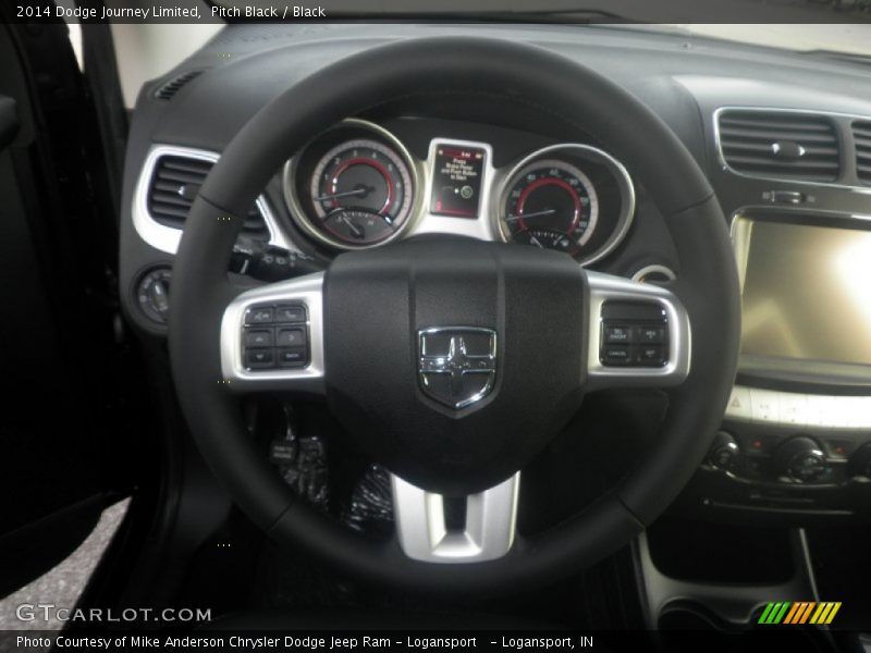 Pitch Black / Black 2014 Dodge Journey Limited