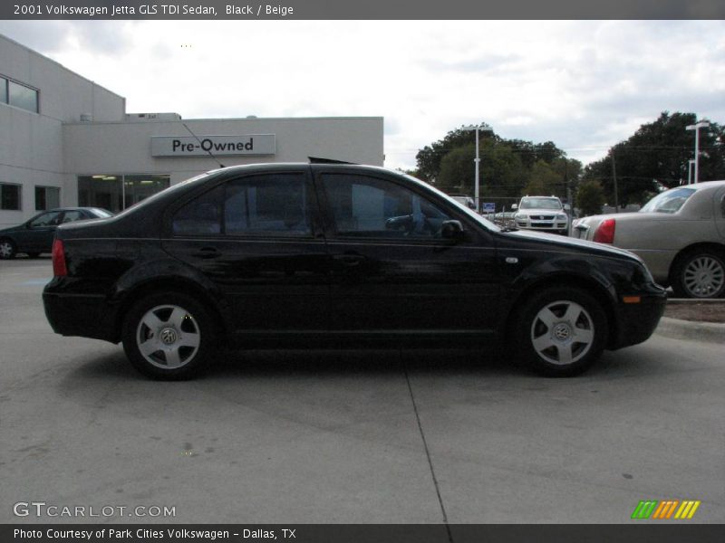 Black / Beige 2001 Volkswagen Jetta GLS TDI Sedan