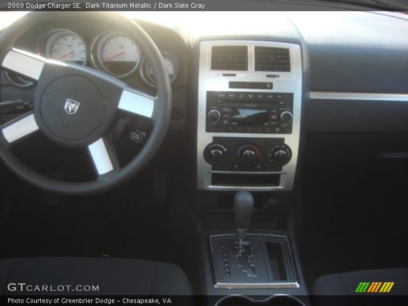 Dark Titanium Metallic / Dark Slate Gray 2009 Dodge Charger SE