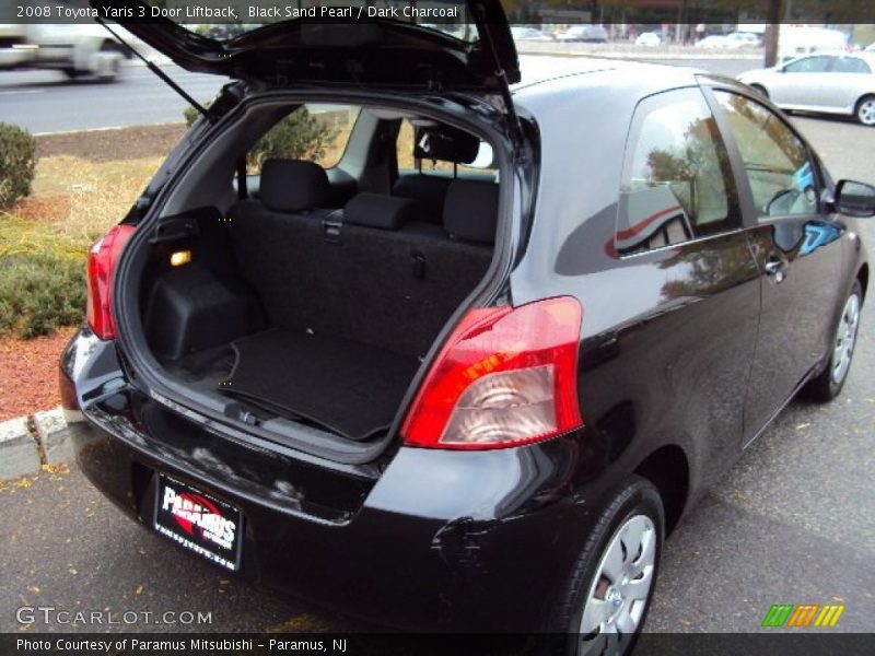 Black Sand Pearl / Dark Charcoal 2008 Toyota Yaris 3 Door Liftback