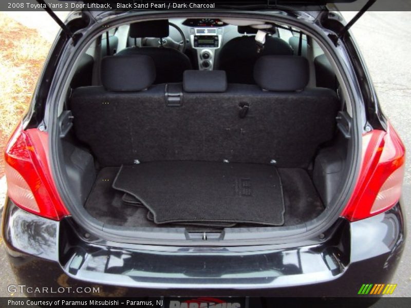 Black Sand Pearl / Dark Charcoal 2008 Toyota Yaris 3 Door Liftback