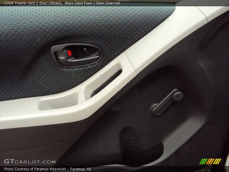Black Sand Pearl / Dark Charcoal 2008 Toyota Yaris 3 Door Liftback