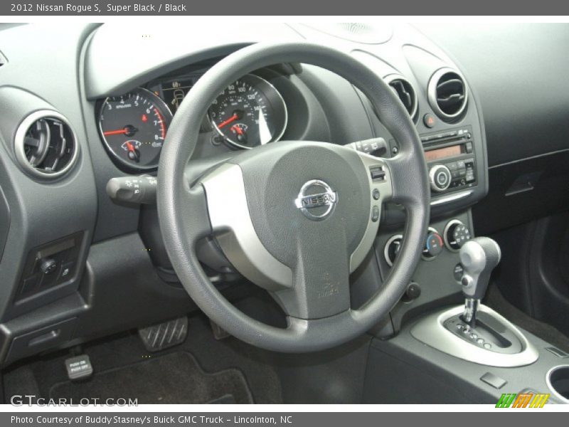 Super Black / Black 2012 Nissan Rogue S