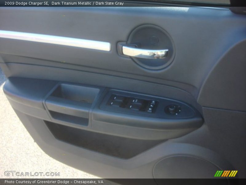 Dark Titanium Metallic / Dark Slate Gray 2009 Dodge Charger SE