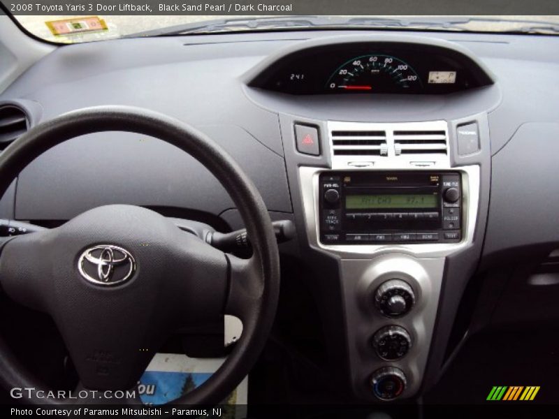 Black Sand Pearl / Dark Charcoal 2008 Toyota Yaris 3 Door Liftback