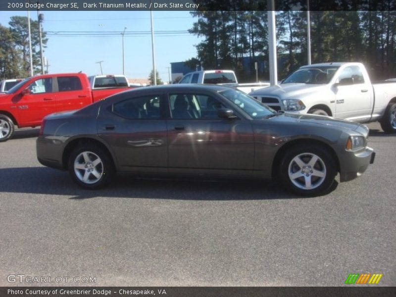 Dark Titanium Metallic / Dark Slate Gray 2009 Dodge Charger SE