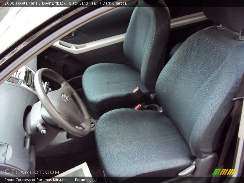 Black Sand Pearl / Dark Charcoal 2008 Toyota Yaris 3 Door Liftback