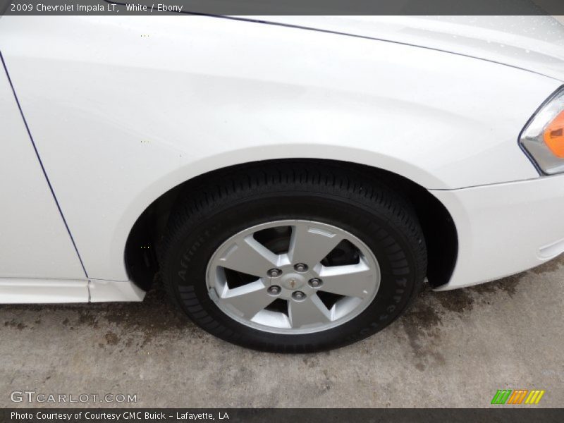 White / Ebony 2009 Chevrolet Impala LT