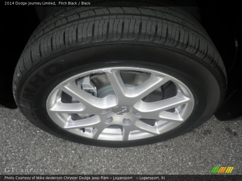 Pitch Black / Black 2014 Dodge Journey Limited