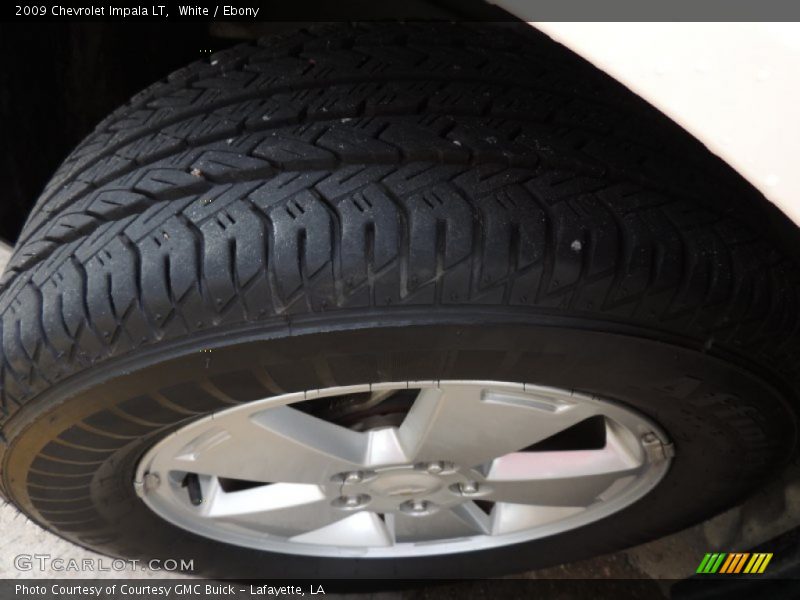 White / Ebony 2009 Chevrolet Impala LT