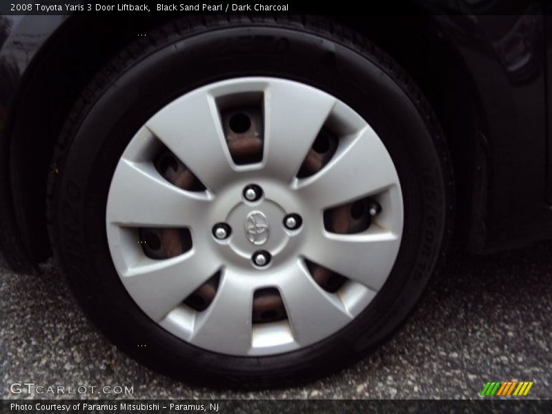 Black Sand Pearl / Dark Charcoal 2008 Toyota Yaris 3 Door Liftback
