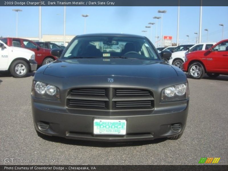 Dark Titanium Metallic / Dark Slate Gray 2009 Dodge Charger SE