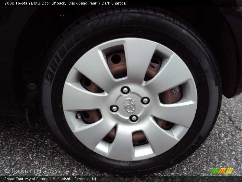 Black Sand Pearl / Dark Charcoal 2008 Toyota Yaris 3 Door Liftback