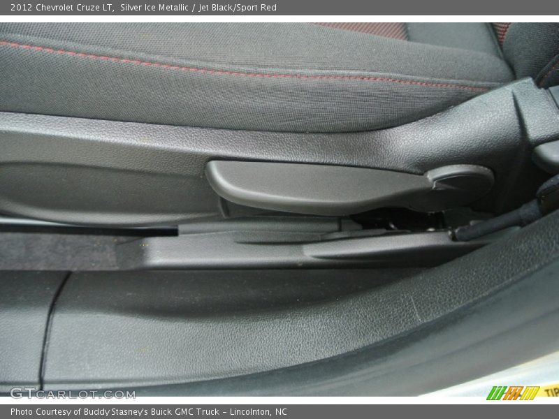 Silver Ice Metallic / Jet Black/Sport Red 2012 Chevrolet Cruze LT