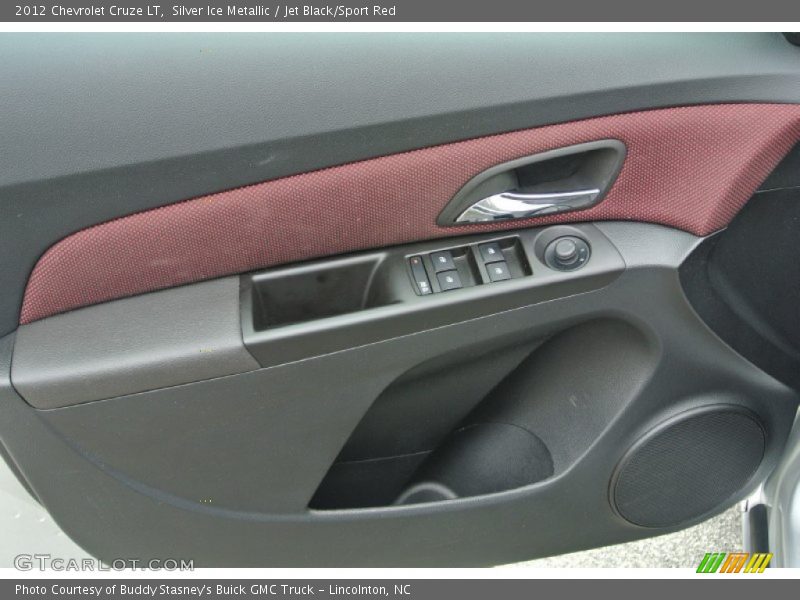 Silver Ice Metallic / Jet Black/Sport Red 2012 Chevrolet Cruze LT