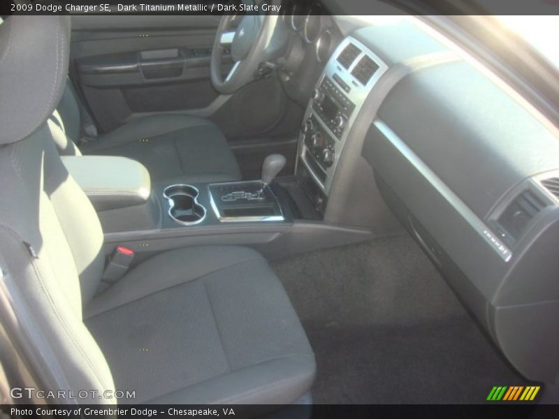 Dark Titanium Metallic / Dark Slate Gray 2009 Dodge Charger SE