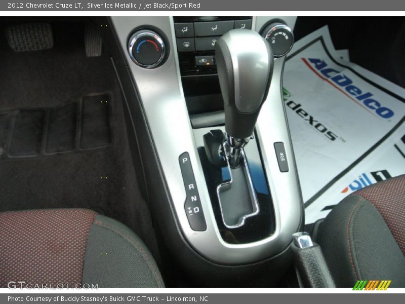 Silver Ice Metallic / Jet Black/Sport Red 2012 Chevrolet Cruze LT