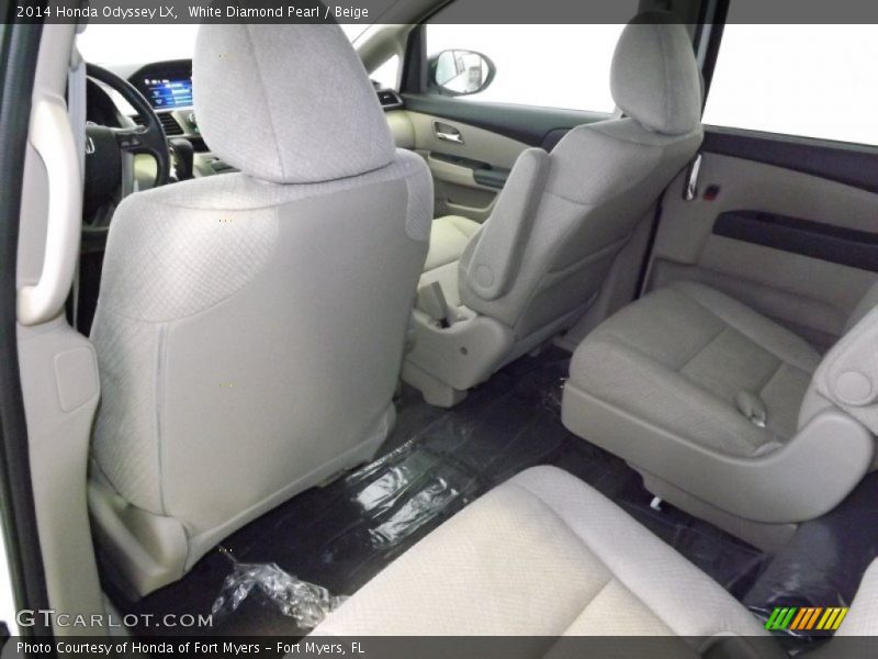 White Diamond Pearl / Beige 2014 Honda Odyssey LX