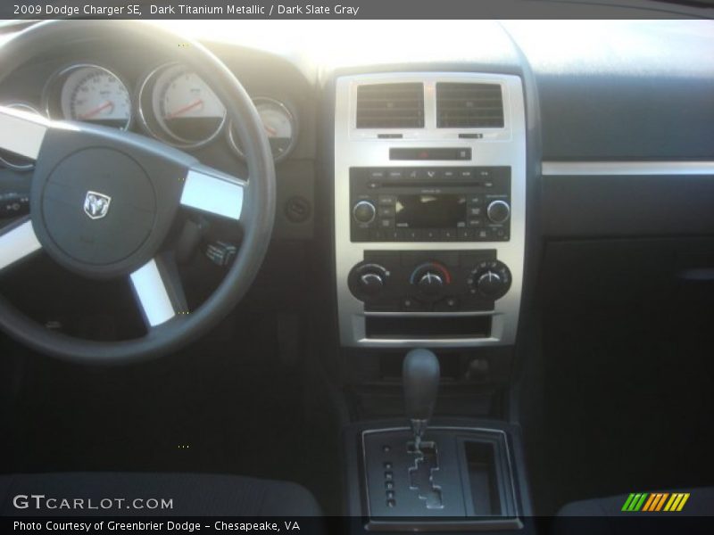 Dark Titanium Metallic / Dark Slate Gray 2009 Dodge Charger SE