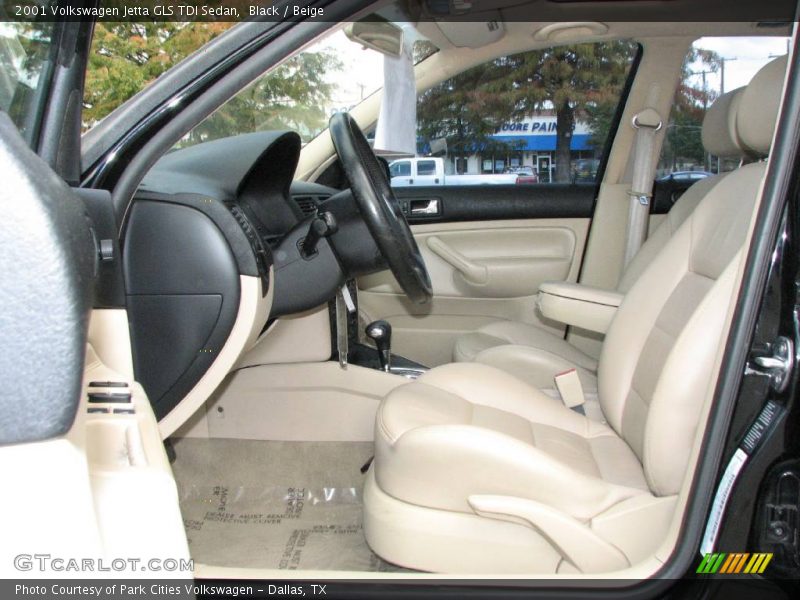 Black / Beige 2001 Volkswagen Jetta GLS TDI Sedan