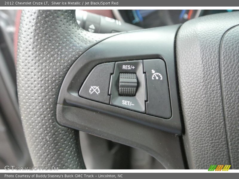Silver Ice Metallic / Jet Black/Sport Red 2012 Chevrolet Cruze LT