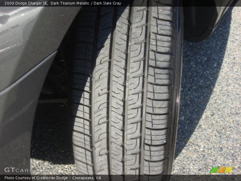 Dark Titanium Metallic / Dark Slate Gray 2009 Dodge Charger SE