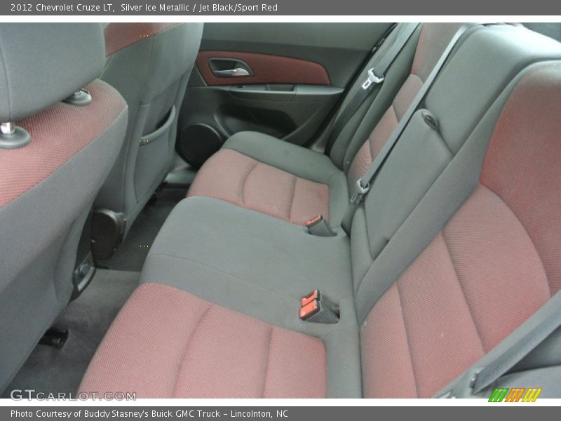 Silver Ice Metallic / Jet Black/Sport Red 2012 Chevrolet Cruze LT