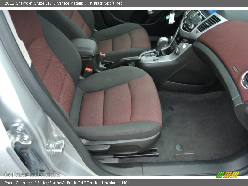 Silver Ice Metallic / Jet Black/Sport Red 2012 Chevrolet Cruze LT