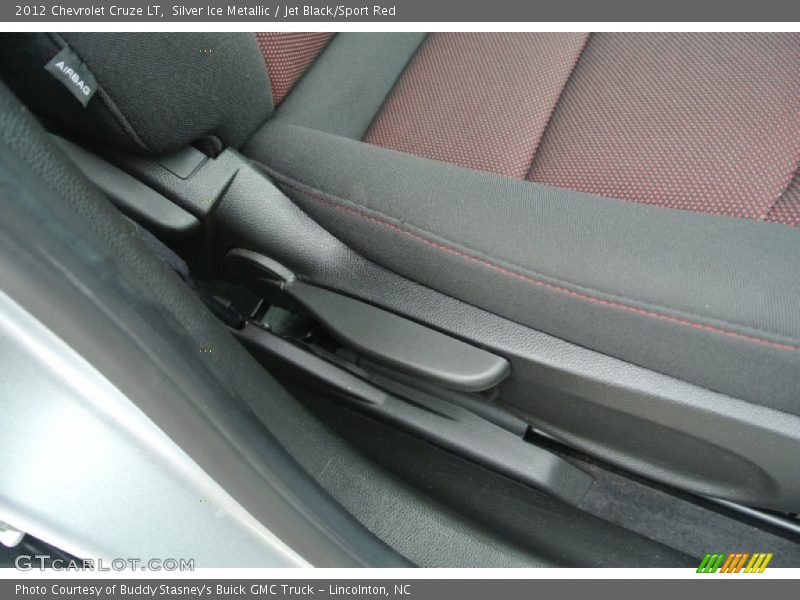 Silver Ice Metallic / Jet Black/Sport Red 2012 Chevrolet Cruze LT