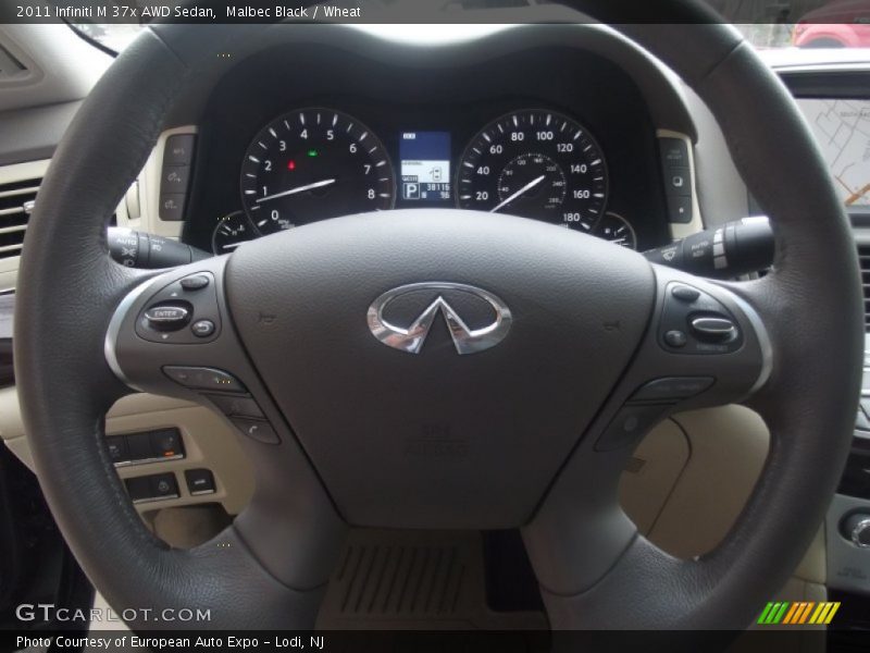 Malbec Black / Wheat 2011 Infiniti M 37x AWD Sedan