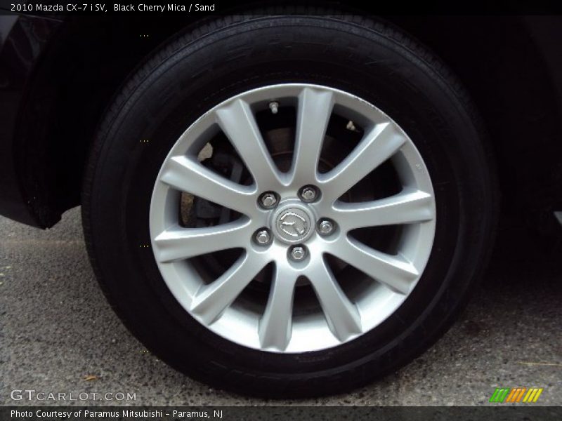 Black Cherry Mica / Sand 2010 Mazda CX-7 i SV