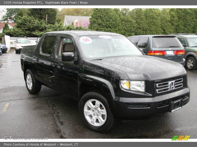 Nighthawk Black Pearl / Beige 2006 Honda Ridgeline RTL